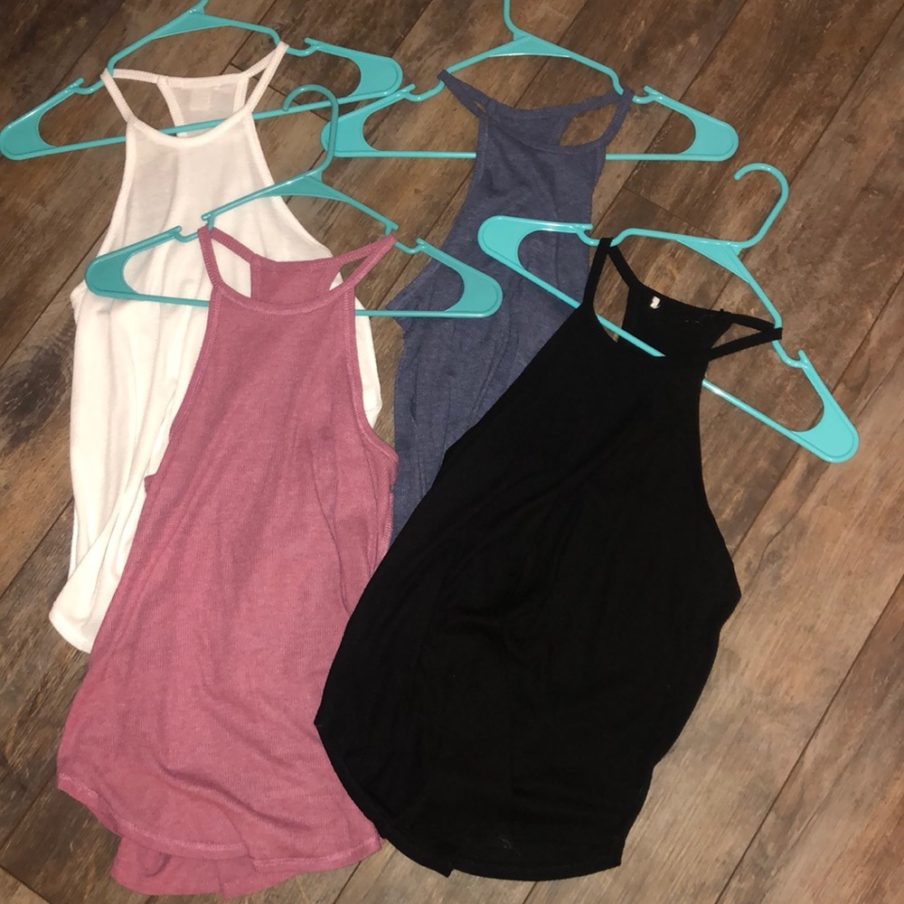 4 halter tops SELLING ALL TOGETHER